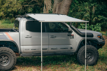 Rooftop Awning in Slate shown on a Toyota Tacoma truck