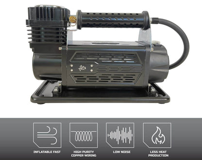 EGOI Portable Air Compressor System 5.6 CFM With Storage Bag, Hose & Attachments - Single Motor