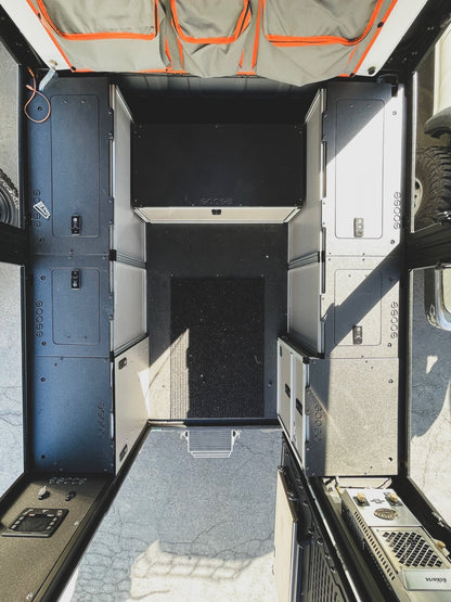 Alu-Cab Alu-Cabin Canopy Camper - Ram 2500 & 3500 2009-Present 4th & 5th Gen. - Rear Double Drawer Module