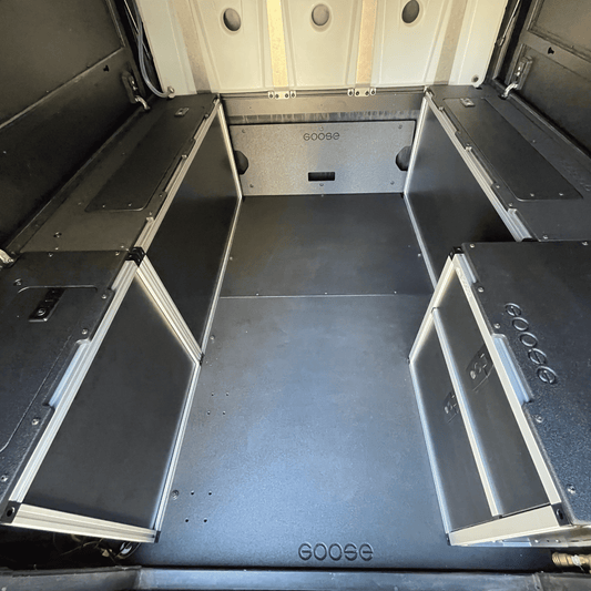 Alu-Cab Canopy Camper V2 - Ford Ranger 2019-2023 4th Gen. - Bed Plate System - 6' Bed