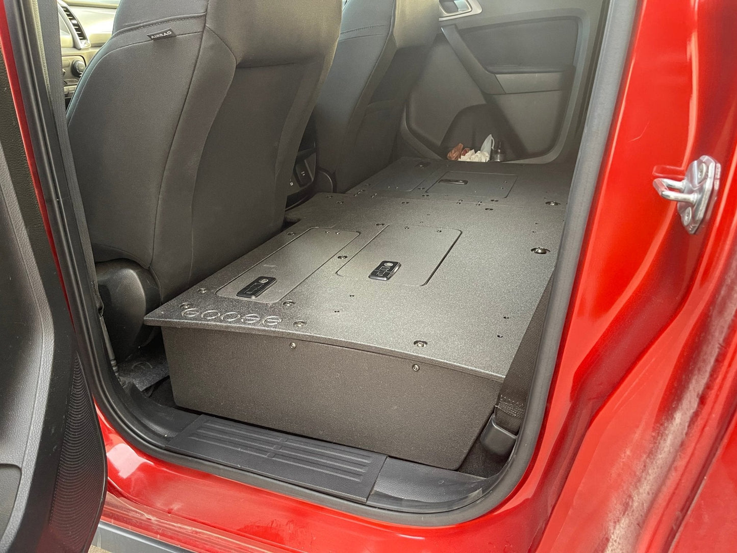 Ford Ranger 2019-2023 4th Gen. Super Crew - 100% Second Row Seat Delete Plate System