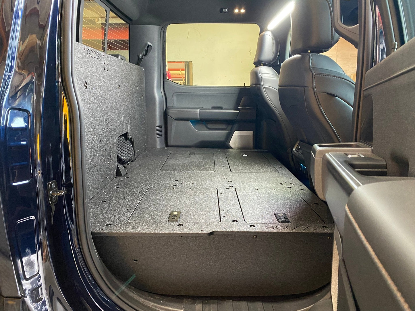 Ford Super Duty F250-F550 2017-Present 4th & 5th Gen. Crew Cab - Second Row Seat Delete Plate System