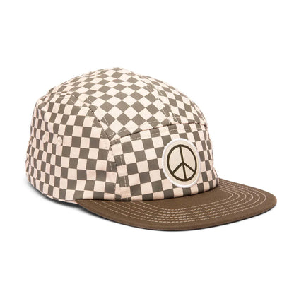 Trek Light Peace Checkered Kids Hat