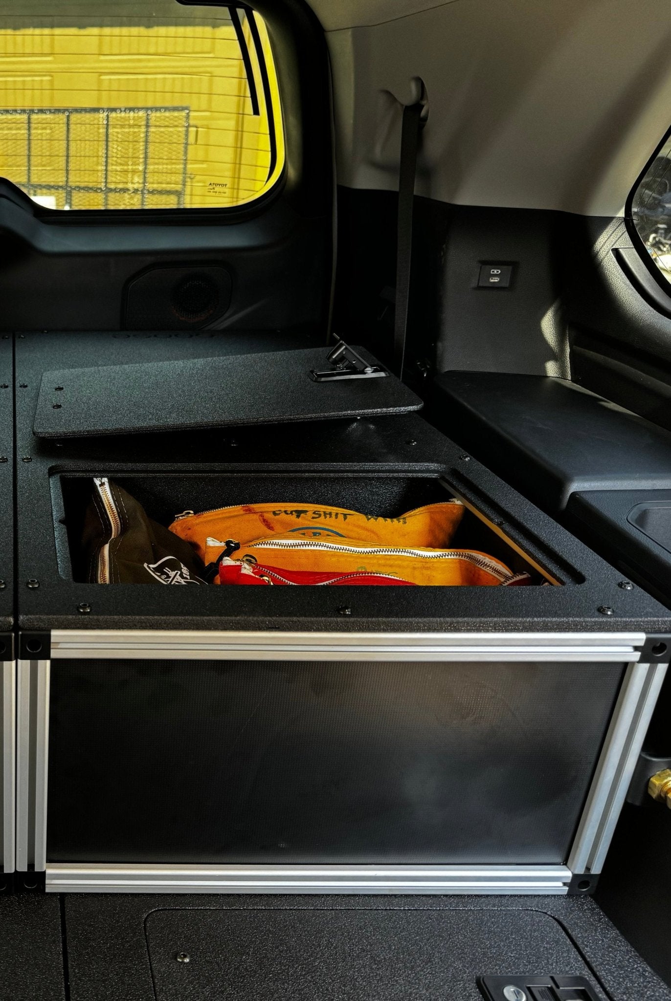 Toyota - Sequoia - 2023-Present - 3rd Gen - Explore Series - Single Drawer - 19-3/16" Width x 38" Deep x 10" High - Drawer Module with Short Drawer 20" and Storage Space Behind Drawer