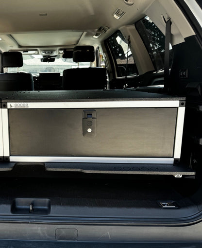 Toyota - Sequoia - 2023-Present - 3rd Gen - Explore Series - Single Drawer - 28-3/16" Width x 38" Deep x 10" High - Drawer Module with Short Drawer 20" and Storage Space Behind