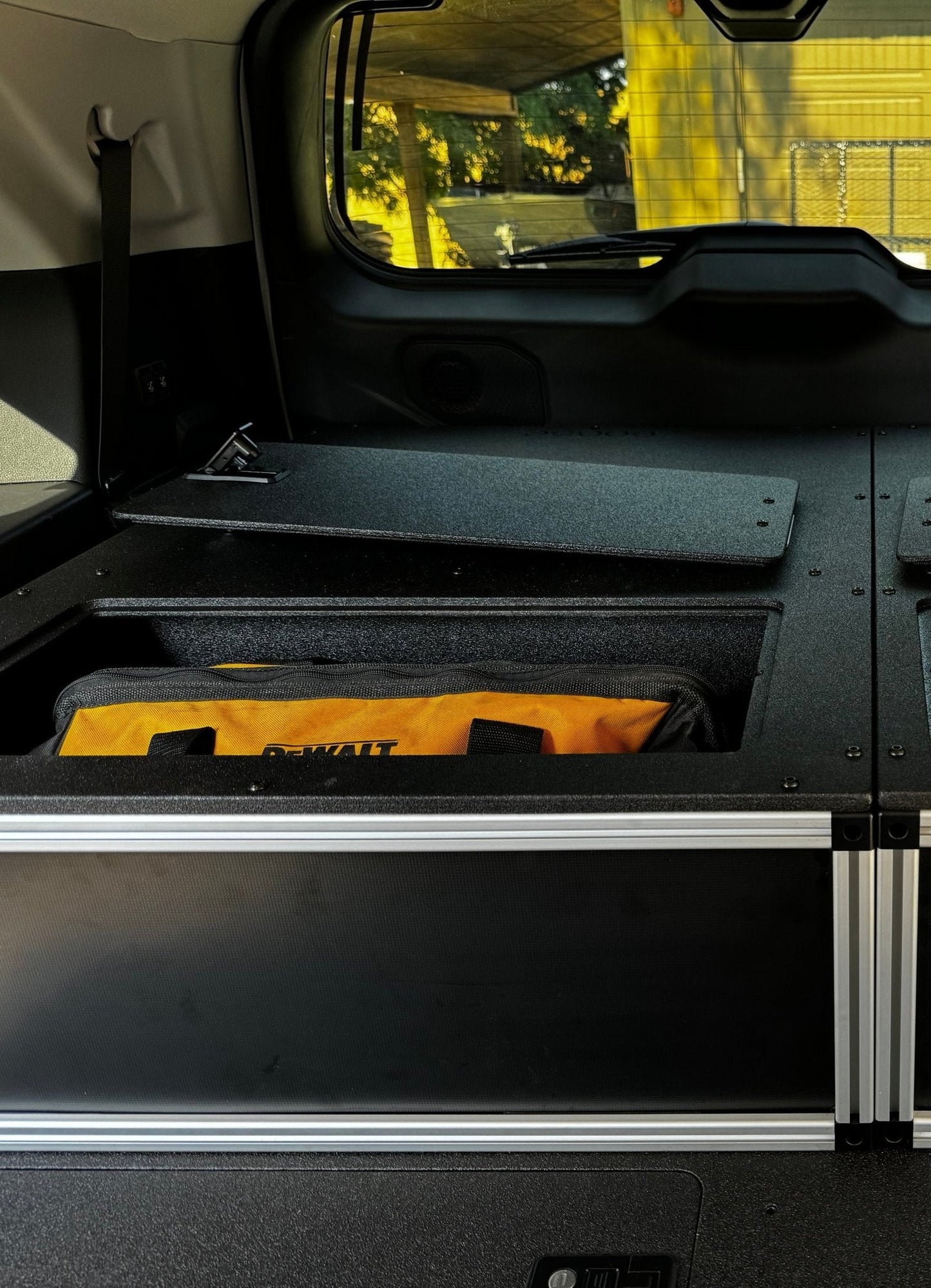 Toyota - Sequoia - 2023-Present - 3rd Gen - Explore Series - Single Drawer - 28-3/16" Width x 38" Deep x 10" High - Drawer Module with Short Drawer 20" and Storage Space Behind