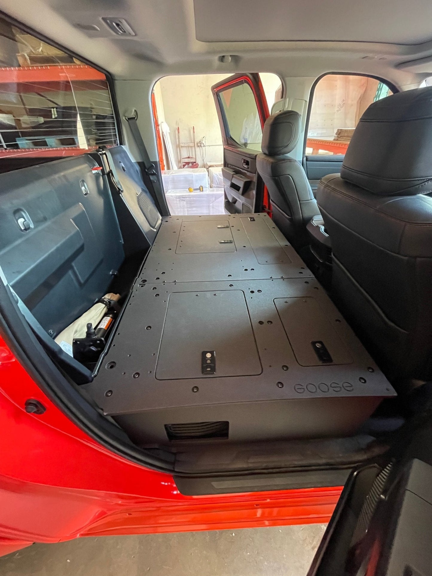 Toyota Tundra 2022-Present 3rd Gen. CrewMax - Second Row Seat Delete Plate System