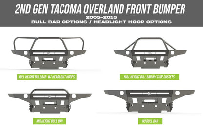 C4 Fabrication Tacoma Overland Series Front Bumper / 2nd Gen / 2005-2015