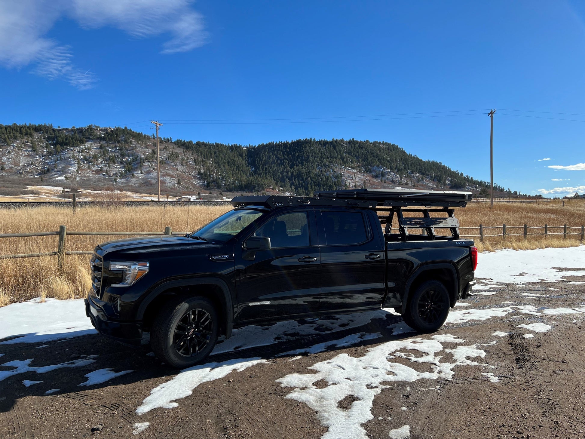 Alpha Chevy Silverado & GMC Sierra 1500 Roof Rack (2019+)-Overland Roof Rack-upTOP Overland-upTOP Overland