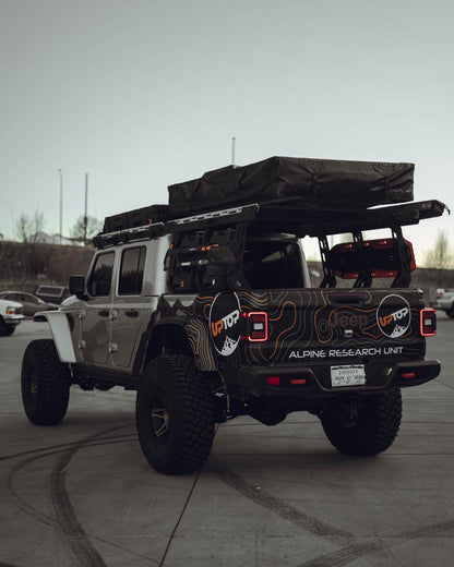 Alpha Jeep Gladiator Full Cab Rack-Overland Roof Rack-upTOP Overland-upTOP Overland