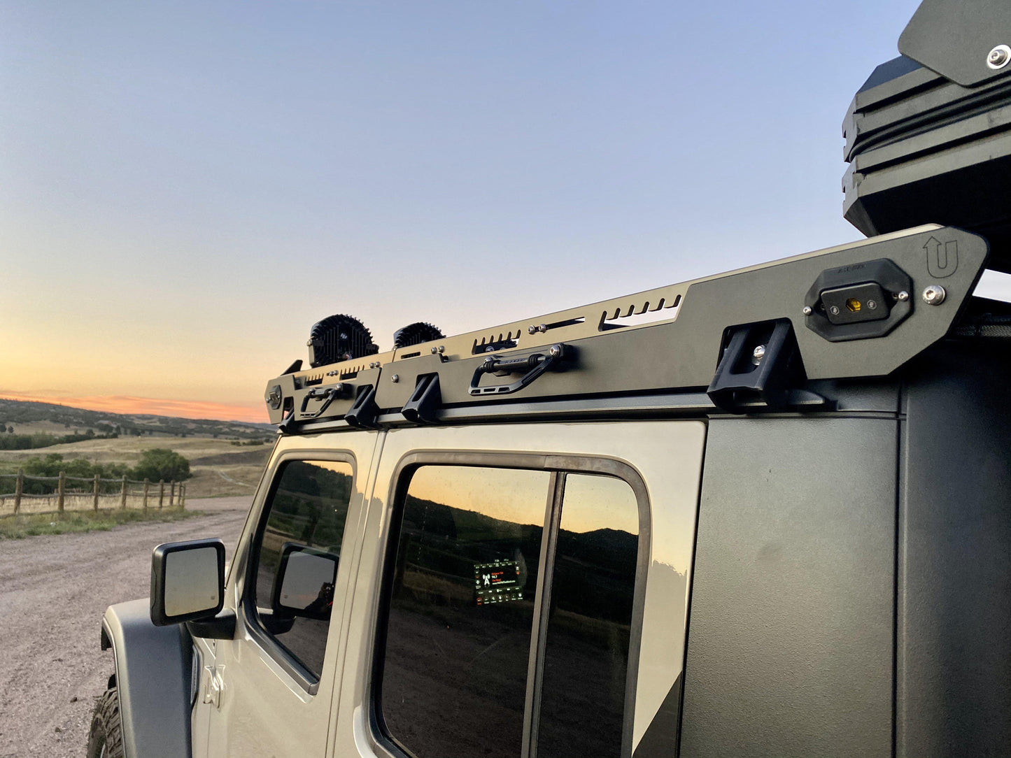 Alpha Jeep Gladiator Full Cab Rack-Overland Roof Rack-upTOP Overland-upTOP Overland