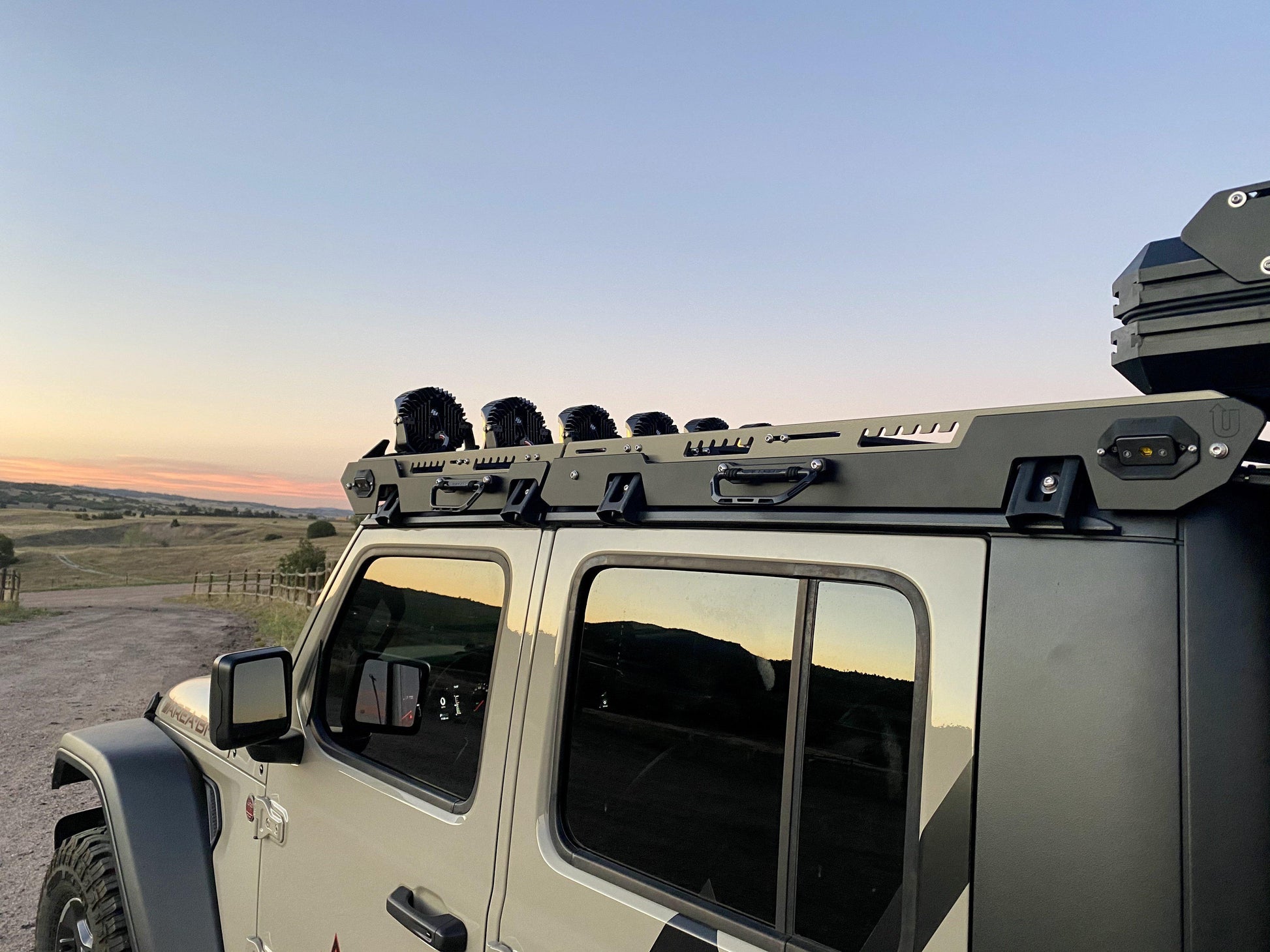 Alpha Jeep Gladiator Full Cab Rack-Overland Roof Rack-upTOP Overland-upTOP Overland