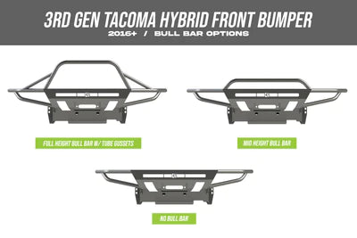 C4 FABRICATION TACOMA HYBRID FRONT BUMPER / 3RD GEN / 2016+